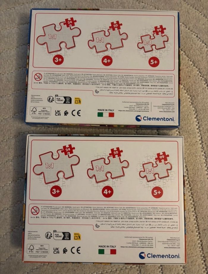 Lot de 2 puzzles 24 pièces 3+ - photo numéro 2