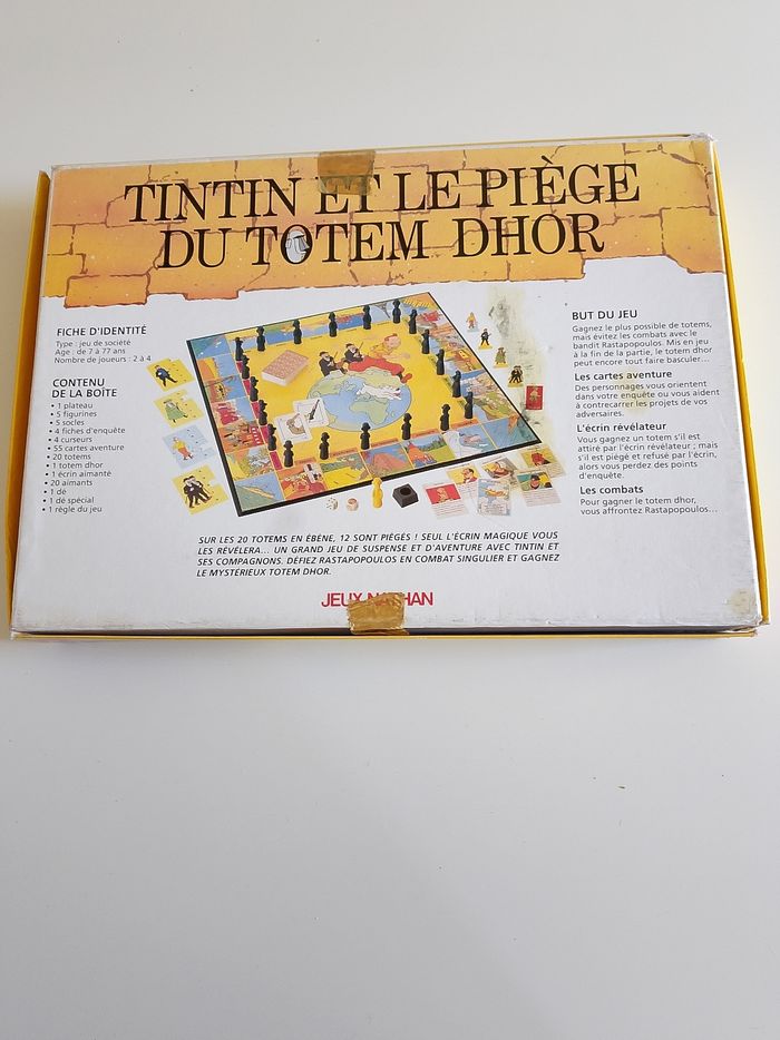Tintin et le piège du totem d'horreur Nathan complet - photo numéro 2