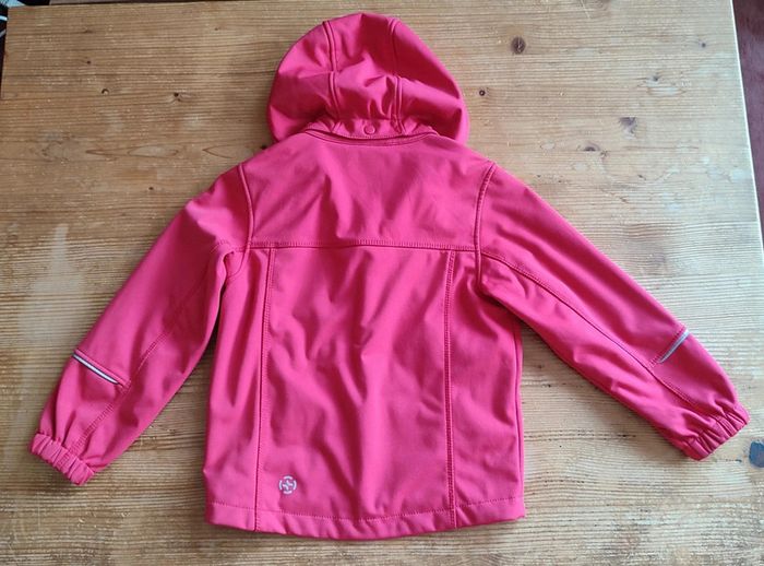 Veste Softshell Rouge – Taille 6 Ans – Capuche Amovible – TBE - photo numéro 2