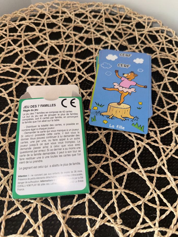 Jeu de Cartes des 7 familles Animaux de la fôret - photo numéro 2