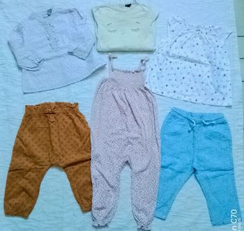 Lot printemps été fille 18 mois H&M Obaïbi