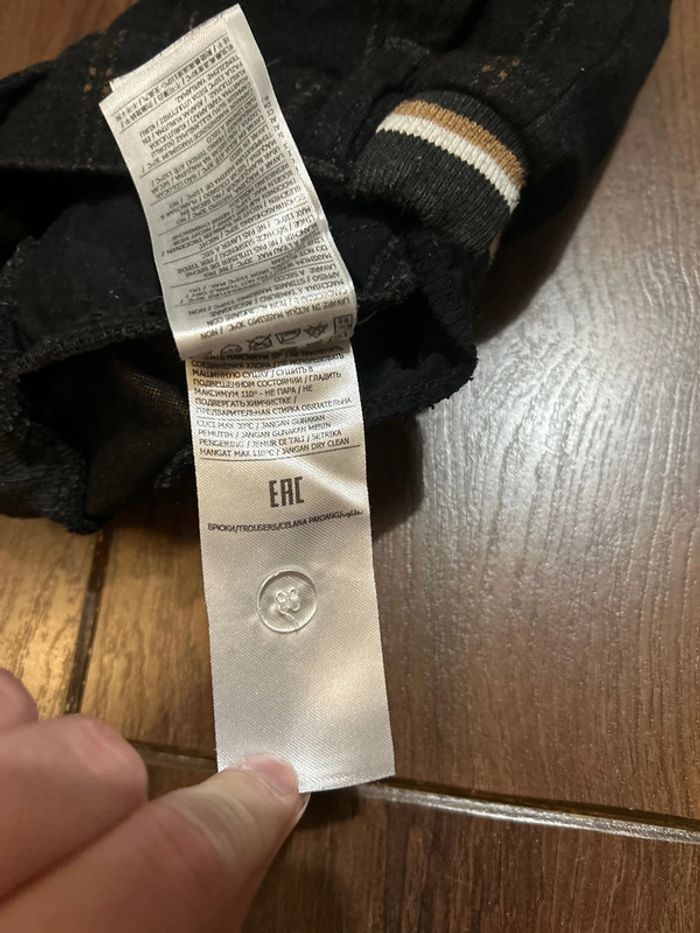 pantalon chaud à carreaux gris foncé  et beige My Chicco 3 ans - photo numéro 16