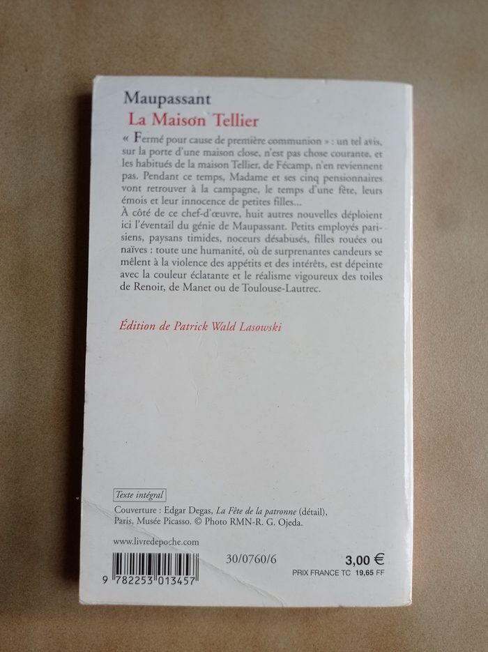 Maupassant "La Maison Tellier" - photo numéro 2