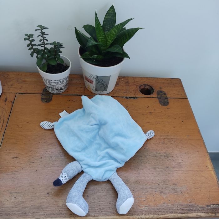 Doudou raton laveur Nicotoy très bon état - photo numéro 3