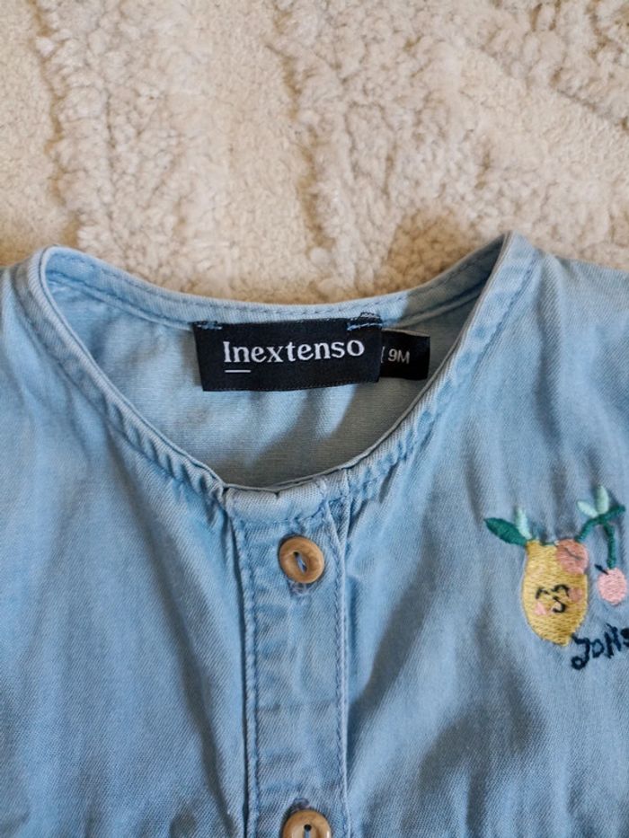 Robe en denim neuve 9 mois - photo numéro 2