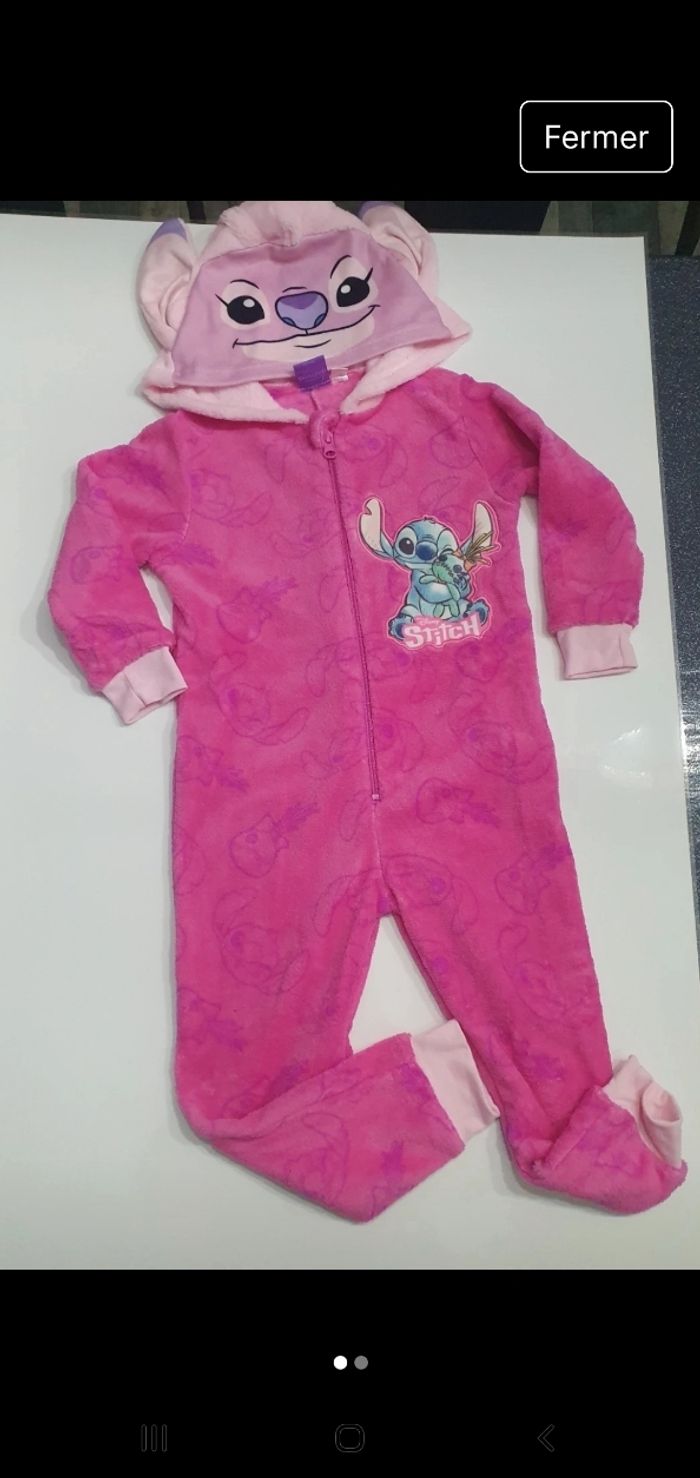 Grenouillère  stitch 4 ans - photo numéro 3