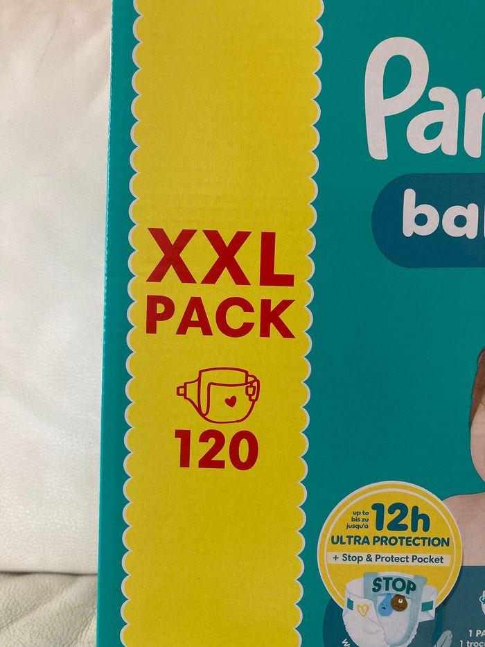Pack XXL 120 Couches Pampers Baby Dry Taille 4 (9-14 kg) - photo numéro 2