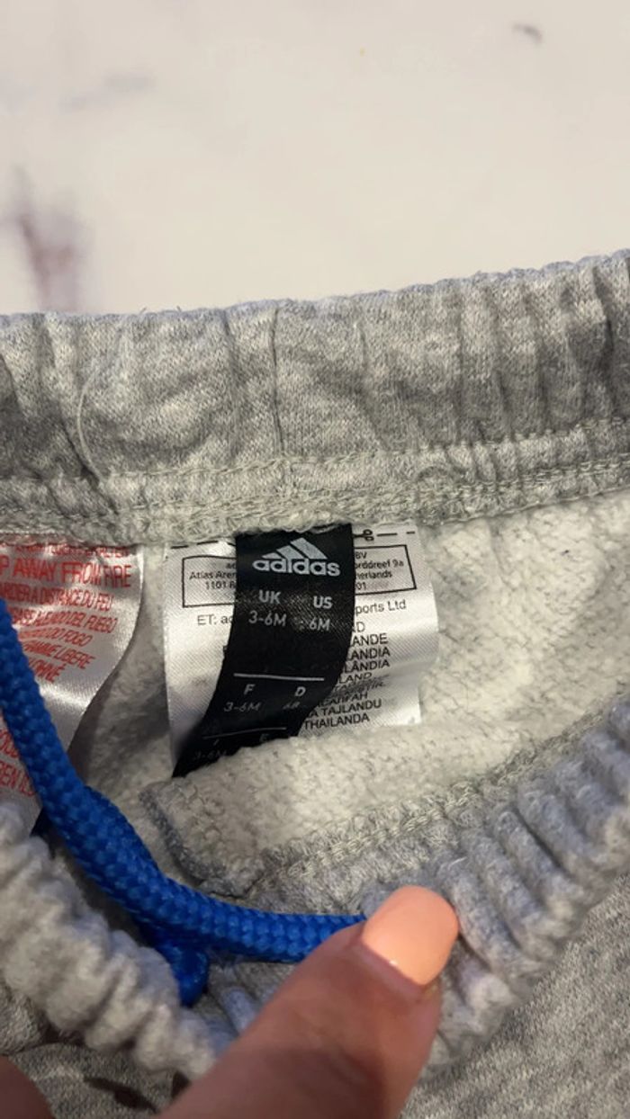 Ensemble Adidas gris et bleu - photo numéro 11