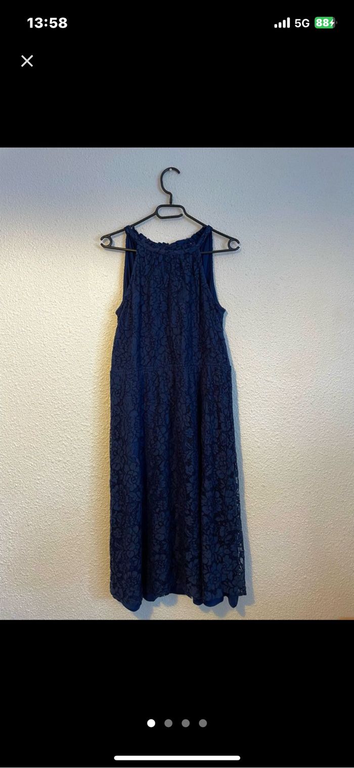Robe longue bleu taille Xl - photo numéro 2