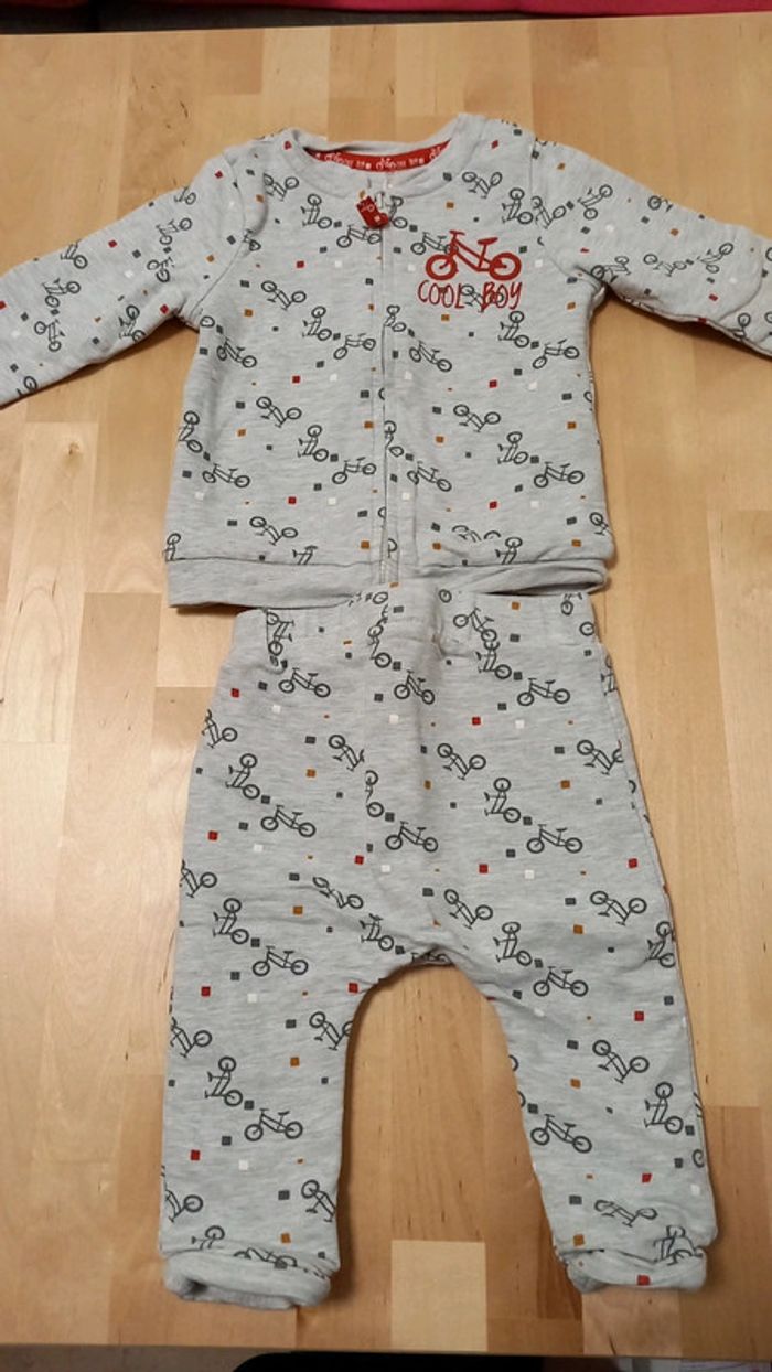 Ensemble pantalon veste garçon 9mois