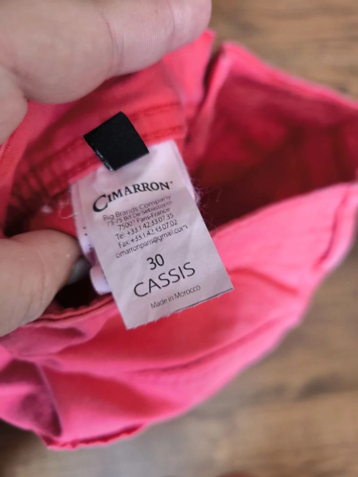 Jeans Cimarron taille 40 framboise - photo numéro 3