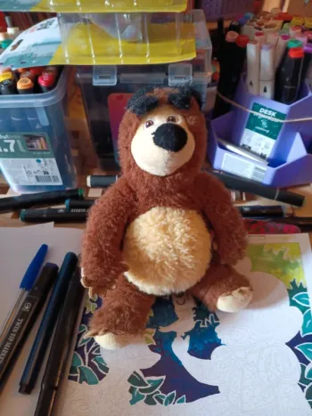 Peluche Michka 20cm env pas de vinted go