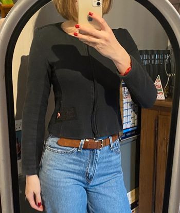 Veste noire miss captain en 36