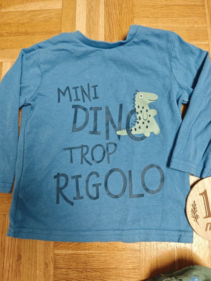 Lot 2 t-shirts Gémo 12 mois - photo numéro 3