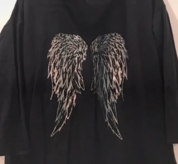 Veste unisexe demie saison capuche manche longue noir argenté taille XL - photo numéro 3