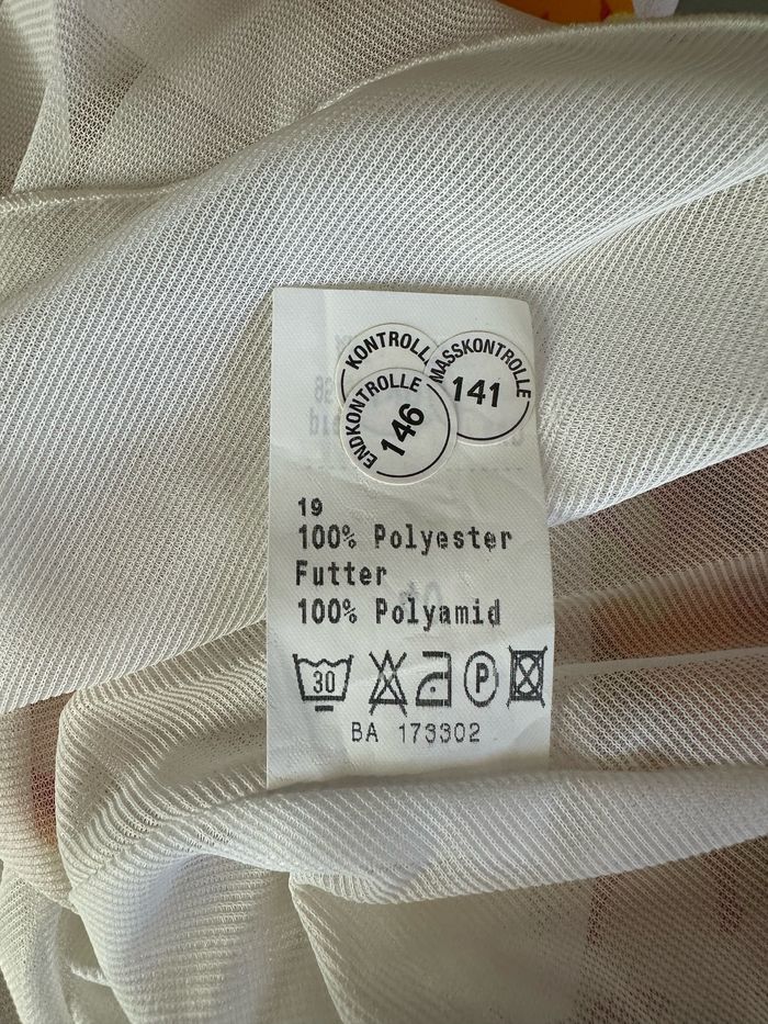 Robe à fleurs psychédélique orange et jaune Y2K T40 L - photo numéro 10