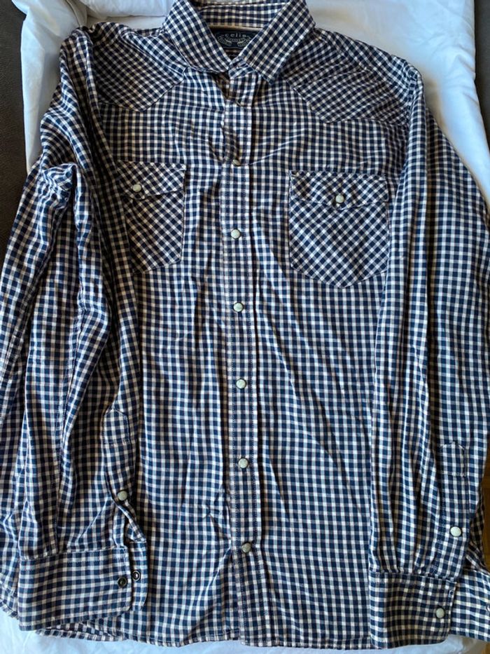 Chemise à carreaux Xl celio