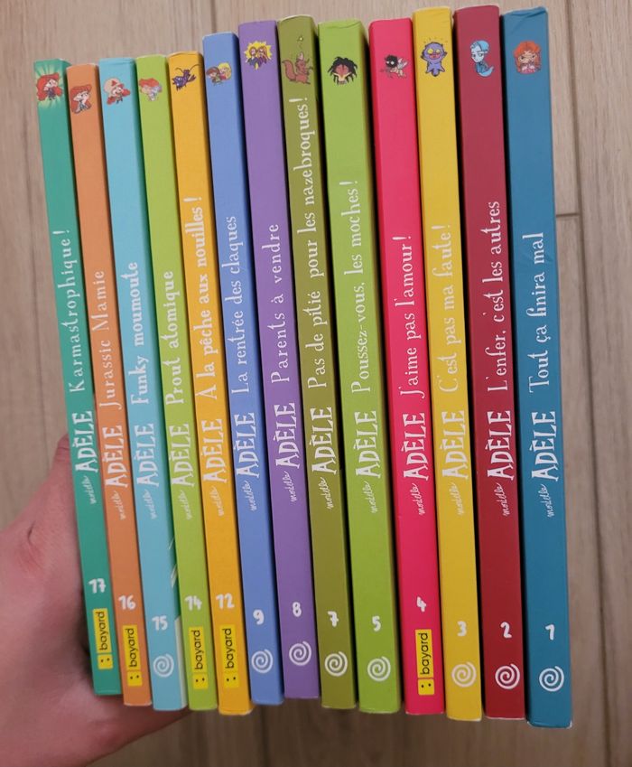 Lot de 13 livres Mortelle Adèle ou vente à l'unité