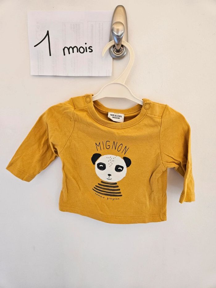 Tee-shirt 1 mois