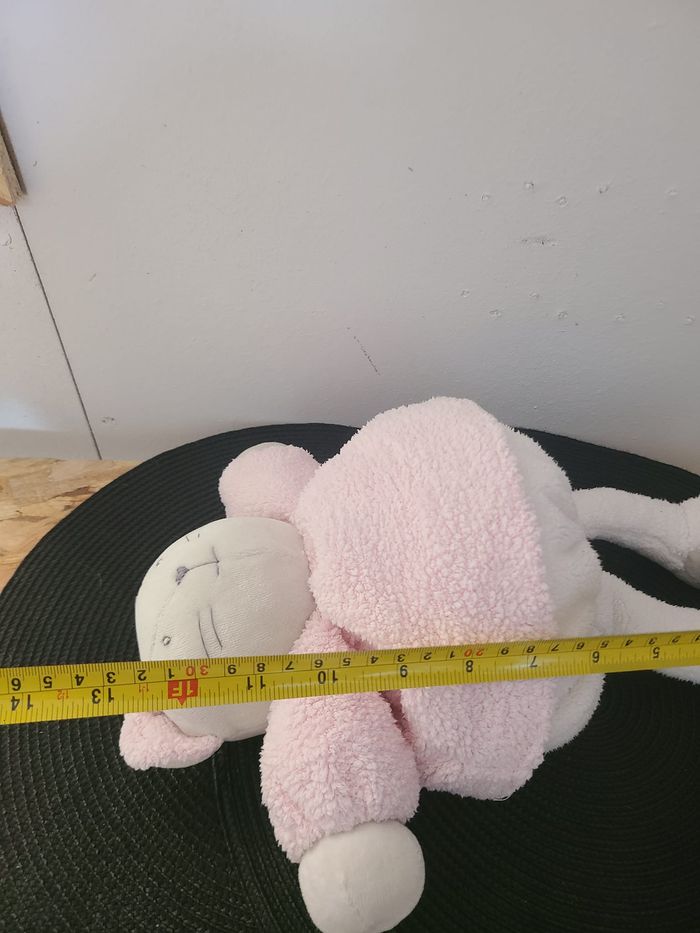 doudou chat robe rose 70 - photo numéro 4