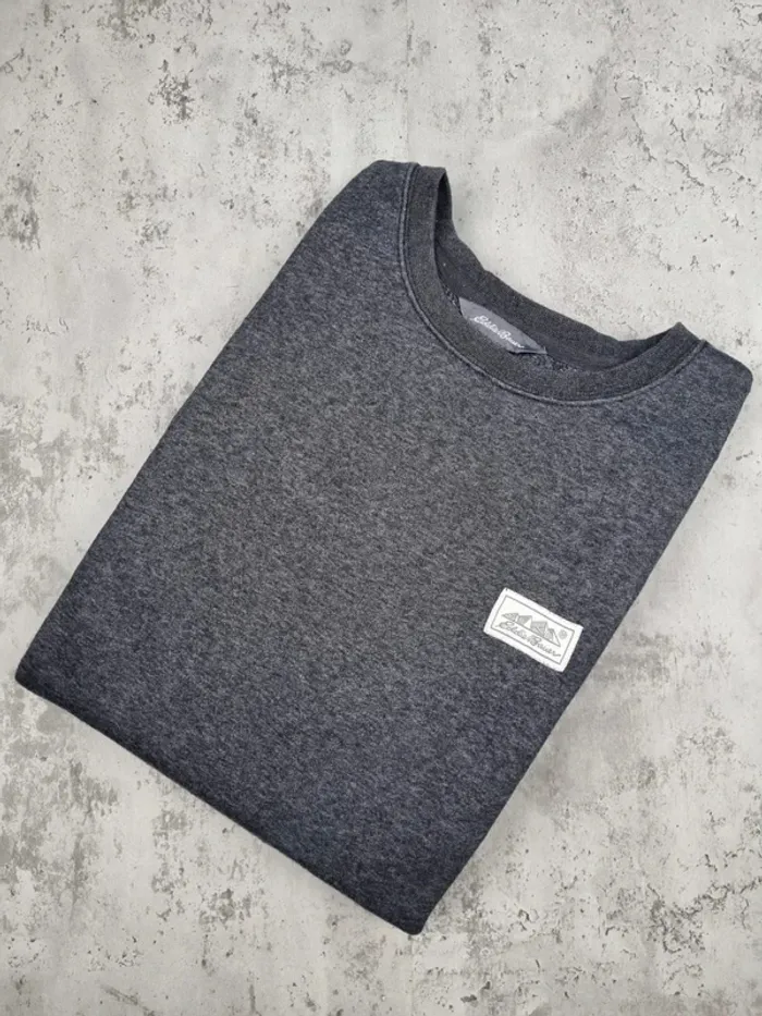 Pull col rond Eddie Bauer gris – Taille XXL Homme