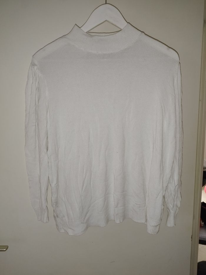 Pull blanc