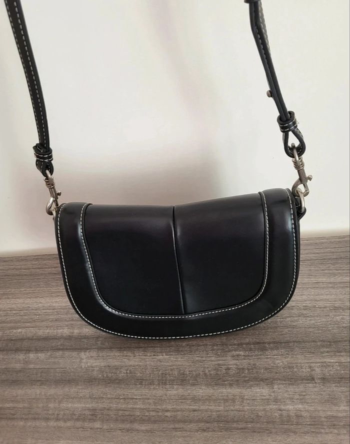 Sac à main noir zara