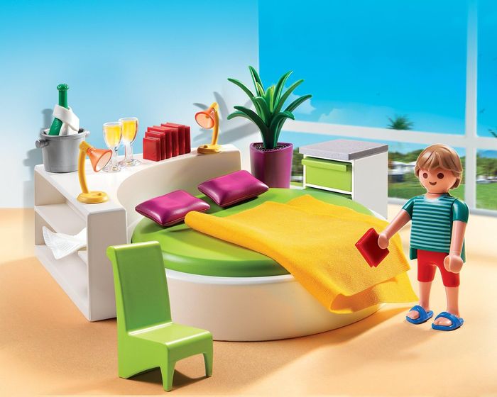Playmobil 5583 city life Chambre avec lit rond - photo numéro 4