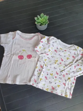 Lot de 2 tee-shirts Kitchoun 3 ans
