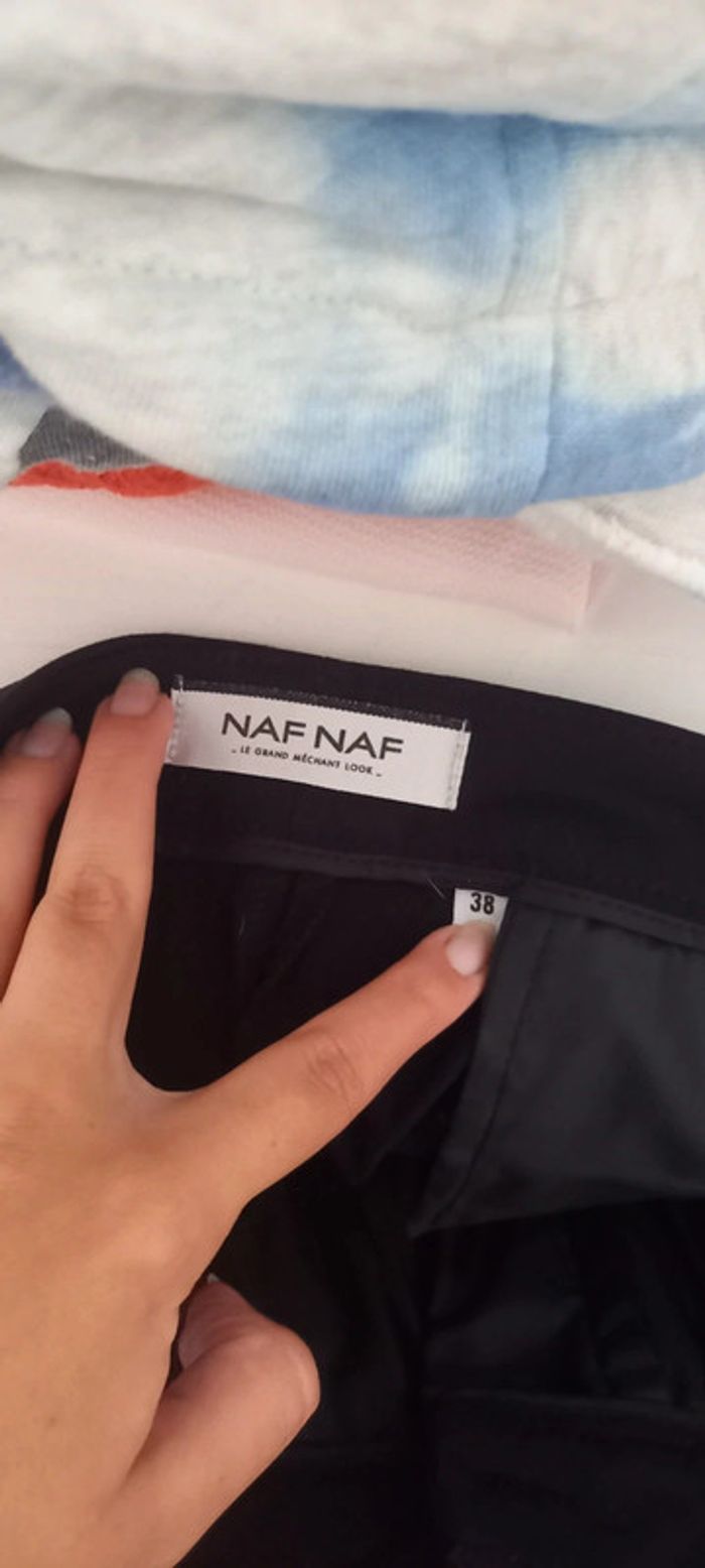 Pantalon droit ajusté Naf Naf noir 38 - photo numéro 6