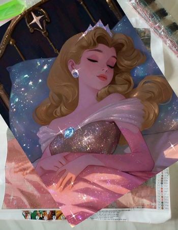 Diamond painting la belle au bois dormant #H025
