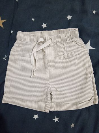 Short à rayures _ 3 mois 
