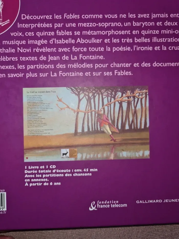 Livre les fables de la fontaine avec CD - photo numéro 11