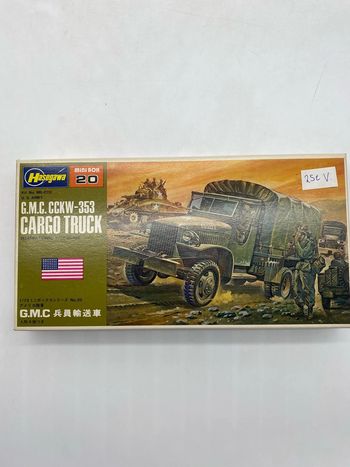 Maquette Hasegawa gmc cargo truck cckw-353
