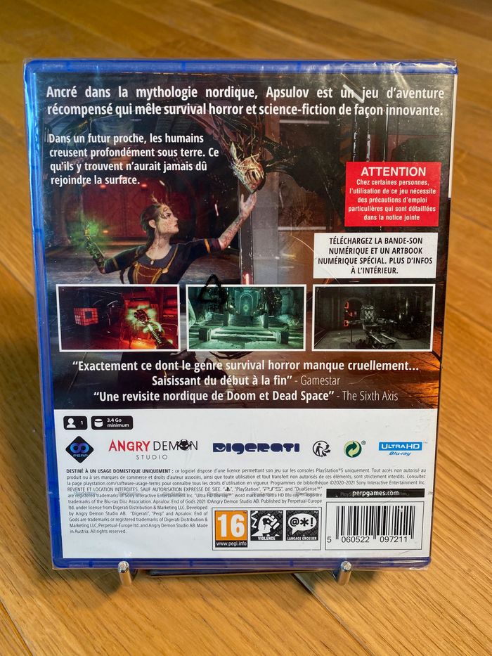 Apsulov end of gods - PS5 - jeu neuf sous blister - photo numéro 2