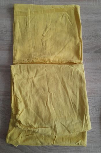 Taies d oreillers jaune