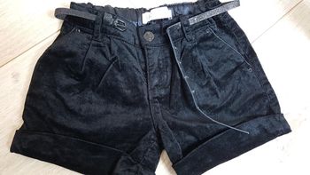 Short habillée velours okaidi