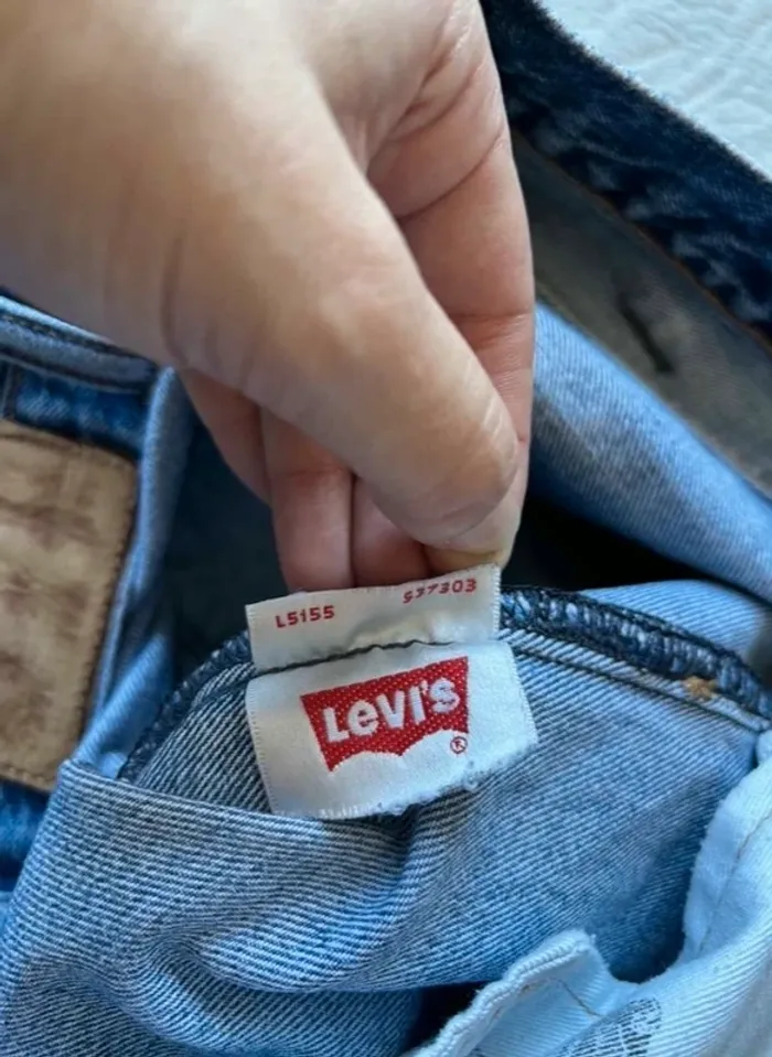 Jean Levi’s 501 bleu homme coupe relaxed droite ample taille W38 48 XL - photo numéro 8