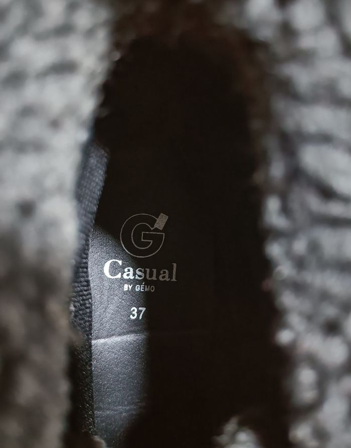 Bottines à la lacets-Gemo- - photo numéro 5