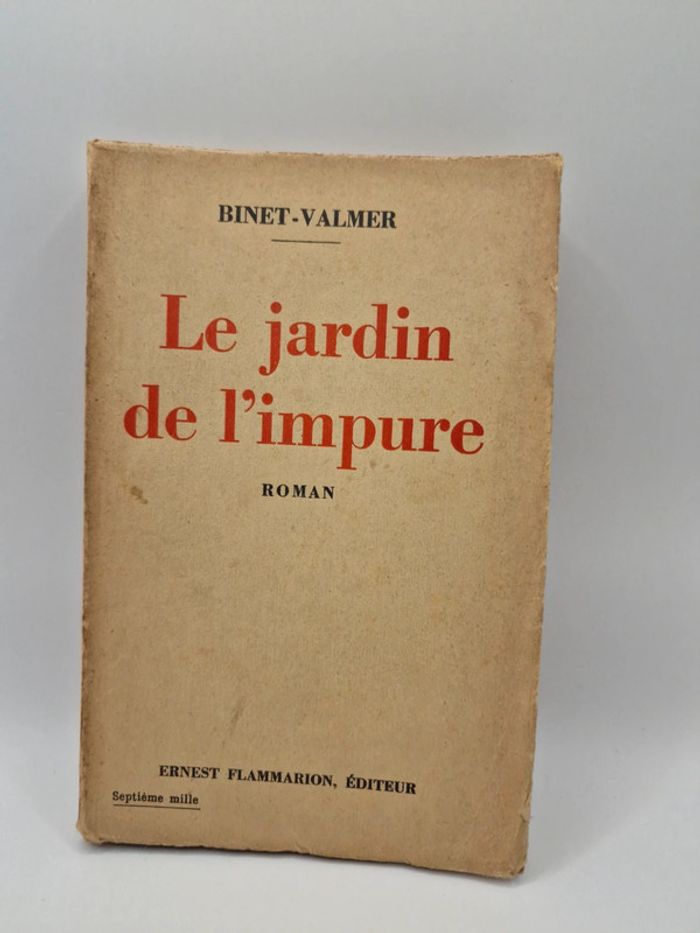 Le jardin de l'impure roman
