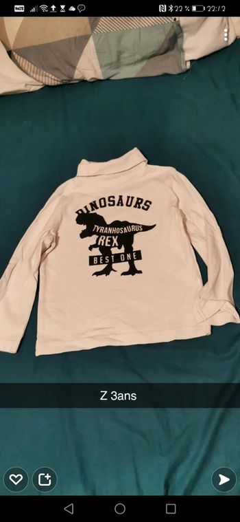 Pull sweet dinausaure