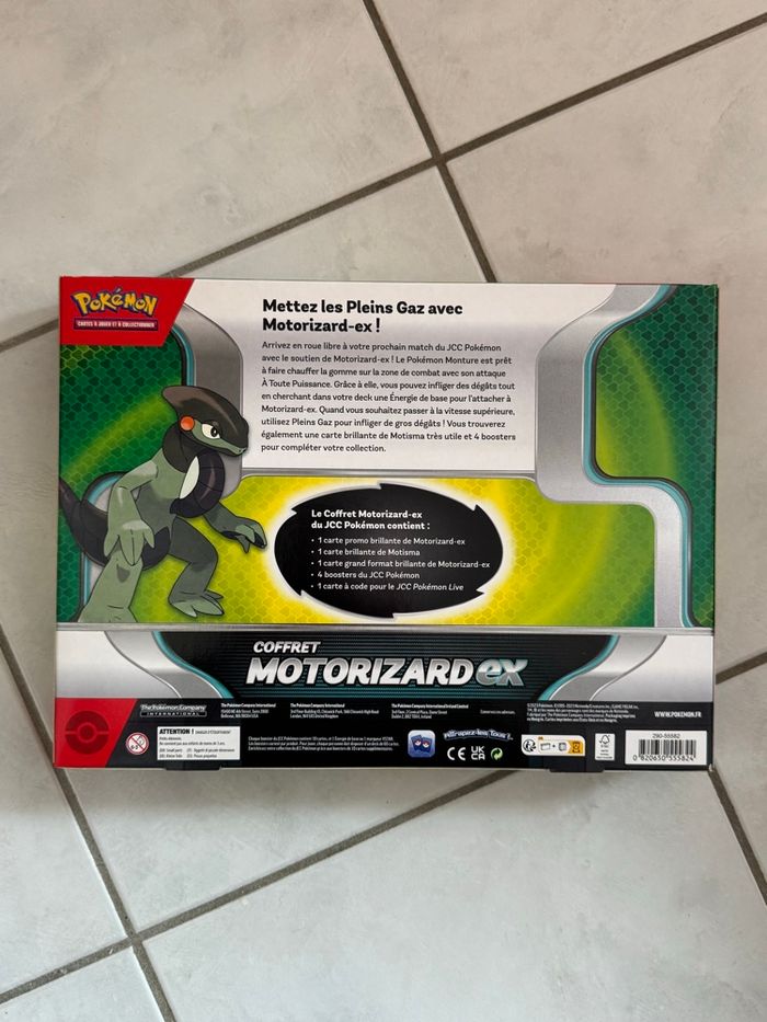 Pokémon Coffret Motorizard-EX FR (Mai 2023) - photo numéro 2