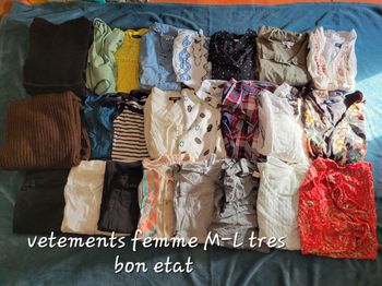 Lot vêtements femme m-l