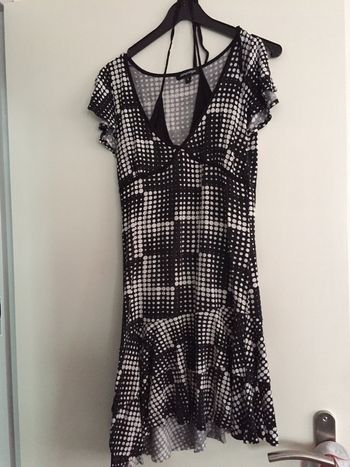 Robe Noire Blanc Jennyfer Taille L