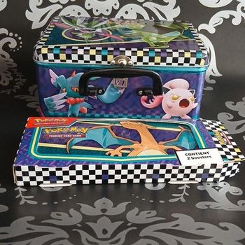 📌  Pokémon - Valise rentrée et Plumier Dracaufeu avec emballage - Lot 2 boîtes collector