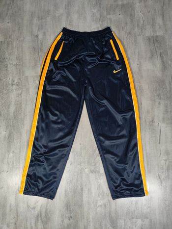 Jogging Trackpants Nike Vintage Bleu Marine Logo Brodé Taille XL Homme