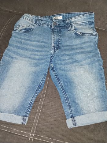 Short en jeans