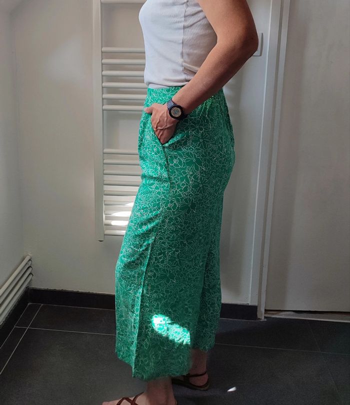 Pantalon palazzo M fleuri - photo numéro 3