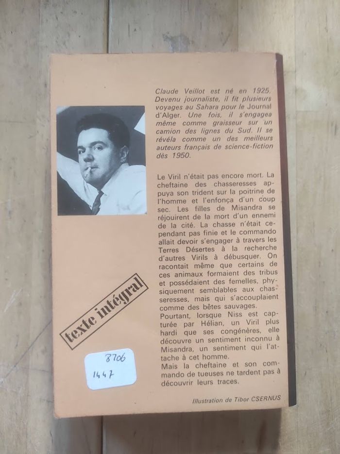 Misandra Claude Veillot J'ai Lu 1974 - photo numéro 3