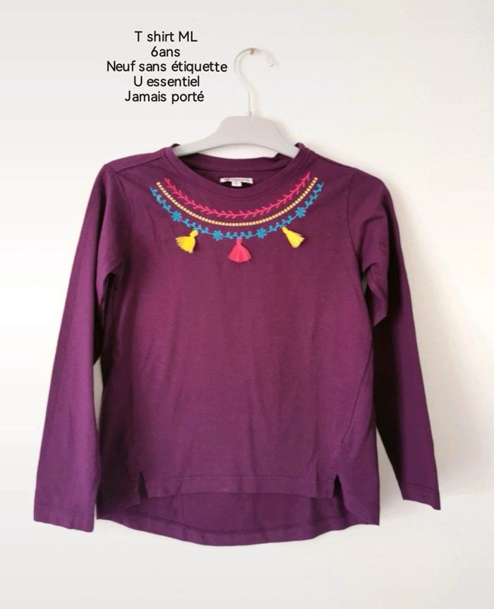 T shirt ML 6ans